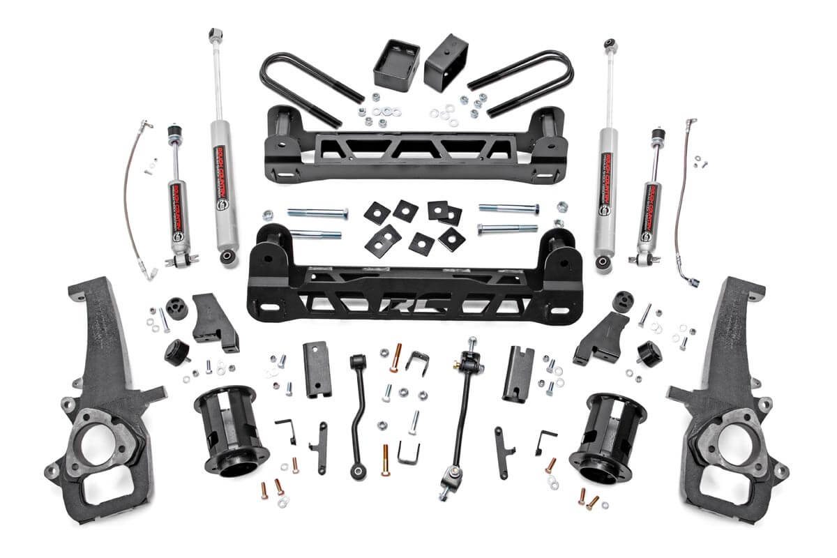 Dodge Ram 1500 Suspension Lift Kit - Front + Rear - Rough Country - 6 Inch - '06-'08